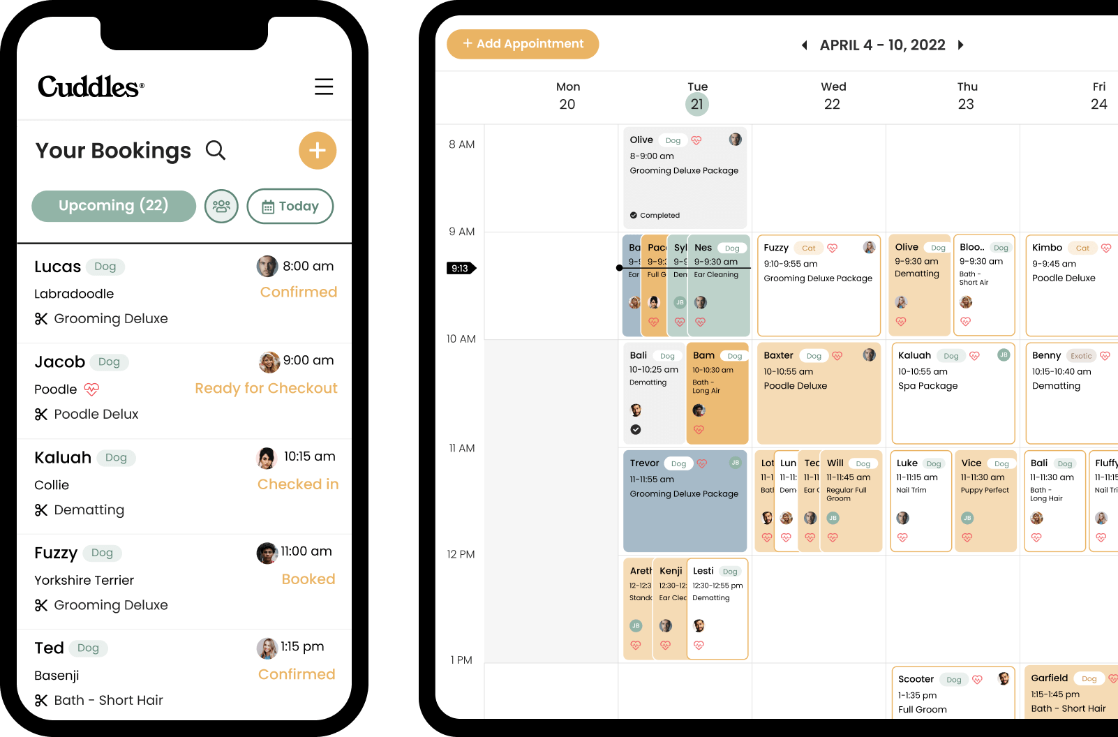 Cuddles | Free Grooming Software | Customizable Features