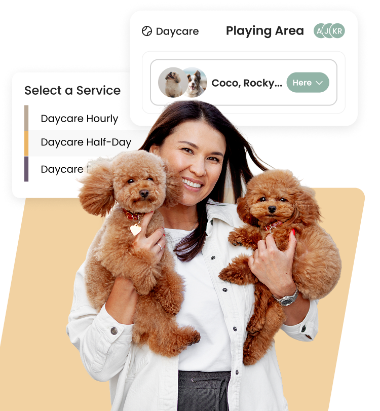 Cuddles All the power you need in the easiest dog daycare software for team management, client communication, online booking, vaccines, and more.
