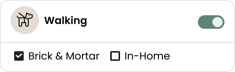 Walking options